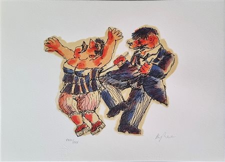 BORGHESE FRANZ Roma 1941 - 2005 "Senza titolo"