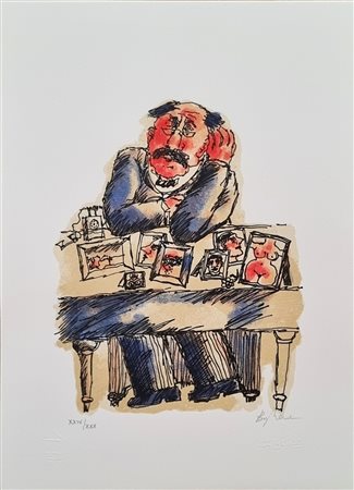 BORGHESE FRANZ Roma 1941 - 2005 "Senza titolo"