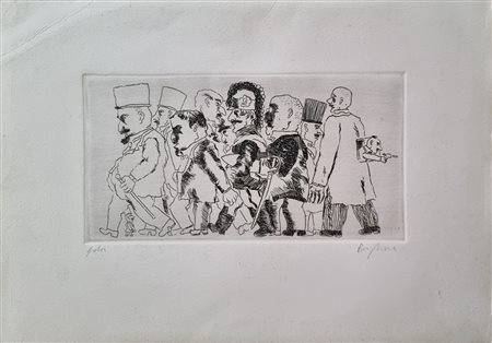 BORGHESE FRANZ Roma 1941 - 2005 "Senza titolo"