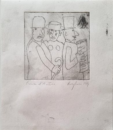 BORGHESE FRANZ Roma 1941 - 2005 "Senza titolo"