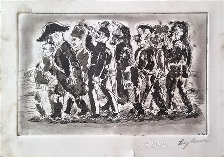 BORGHESE FRANZ Roma 1941 - 2005 "Senza titolo"