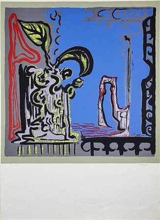 VALLE PAOLO Venezia 1948 "Composizione II"