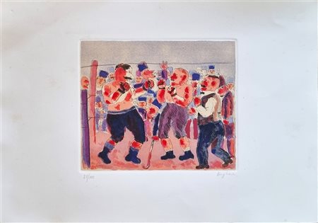 BORGHESE FRANZ Roma 1941 - 2005 "Senza titolo"