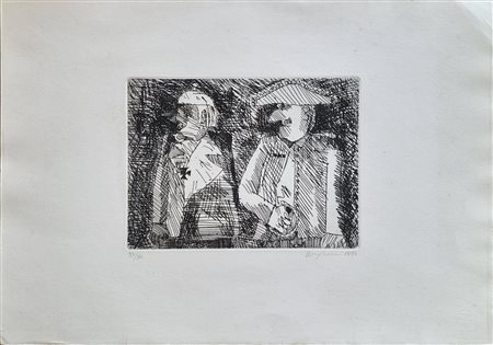 BORGHESE FRANZ Roma 1941 - 2005 "Senza titolo"