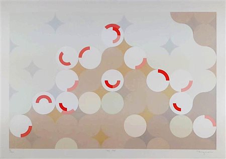 NANGERONI CARLO New York 1922 - Milano 2018 "Seriale ritmato"