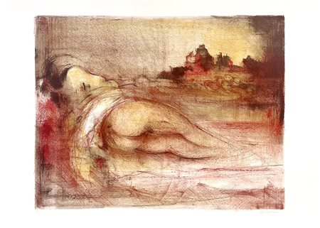 AJMONE GIUSEPPE Novara 1923 - 2005 "Senza titolo"