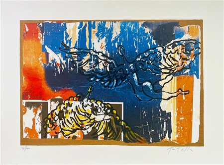 ROTELLA MIMMO Catanzaro 1918 - Milano 2006 "L'angelo cattivo"