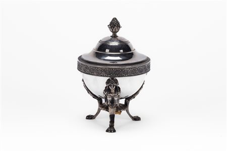 Zuccheriera con coperchio, Italy, San Donà, Treviso, 20th century