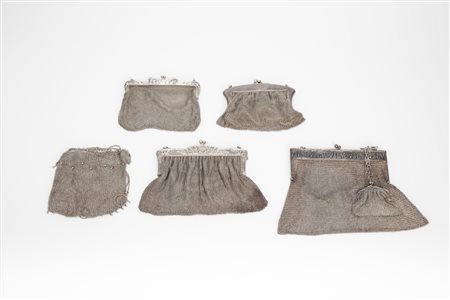 Cinque borsette, Italy, early 20th century 