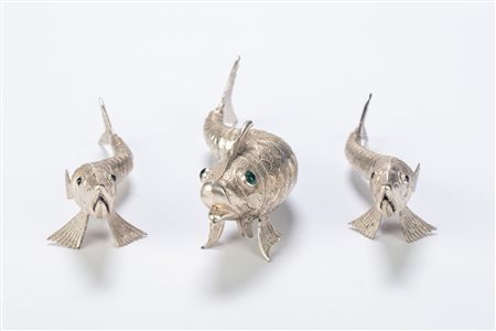 Tre pesci decorativi, 20th century