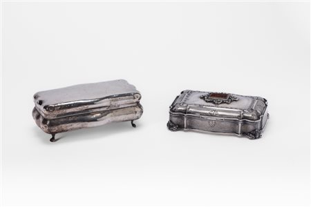 Due scatole portagioie , Italy, mid-20th century