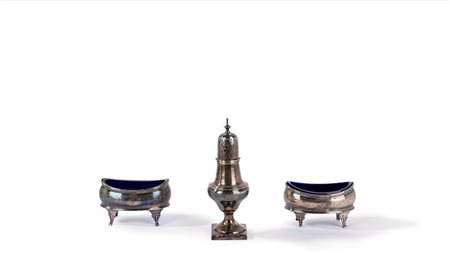 Coppia di saliere e spargi zucchero, London, second half of the 19th century