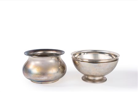 Vaso e coppa, Italy, second half of the 20th century