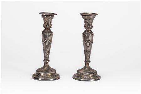 Walker & Hall - Coppia di candelieri, City of Sheffield, 1905 and 1907