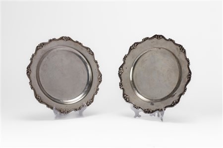 Coppia di piatti , Italy, first half of the 20th century