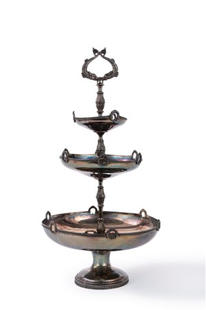 Alzata a tre piani, Italy, second half of the 20th century