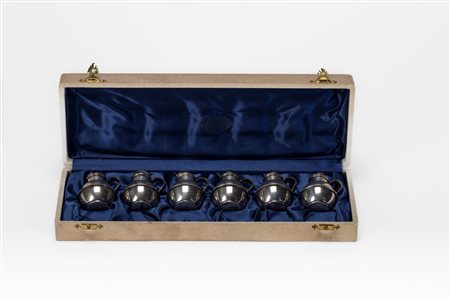 Sei saliere da tavola, Italy, 20th century