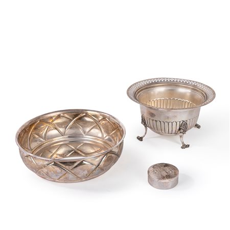 Lotto di tre oggetti , Italy, second half of the 20th century