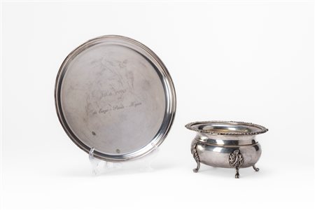 Piatto e zuccheriera, Italy, 20th century 