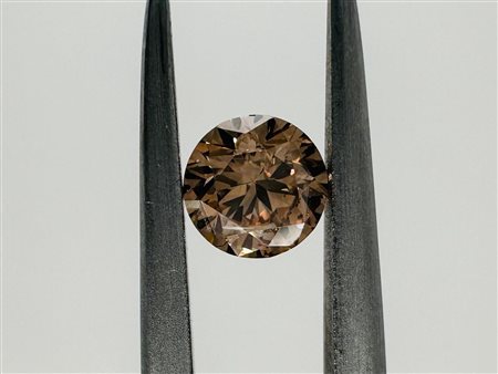 DIAMANTE NATURAL POLISHED 0,36 FANCY MARRONE ARANCIO - SI2 - C40307-11