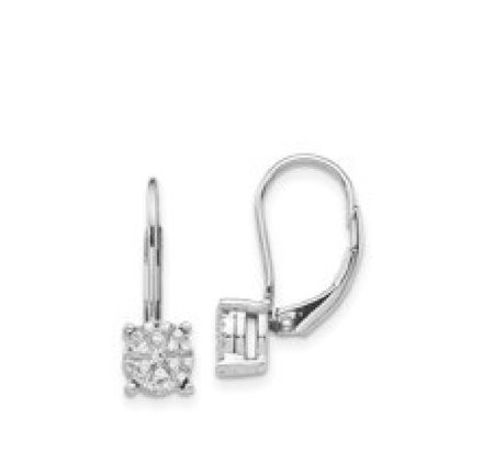 ORECCHINI MONACHELLA IN ORO CON DIAMANTI NATURALI PER 0,15 CT - 850 NAT 18K