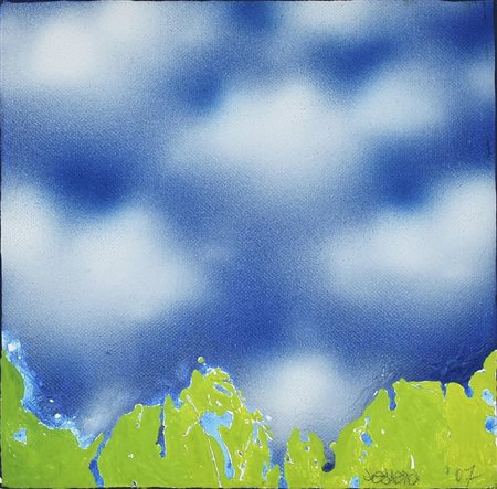 Antonio Carena (1925 - 2010) SENZA TITOLO, 2007 acrilico su tela, cm 20x20...