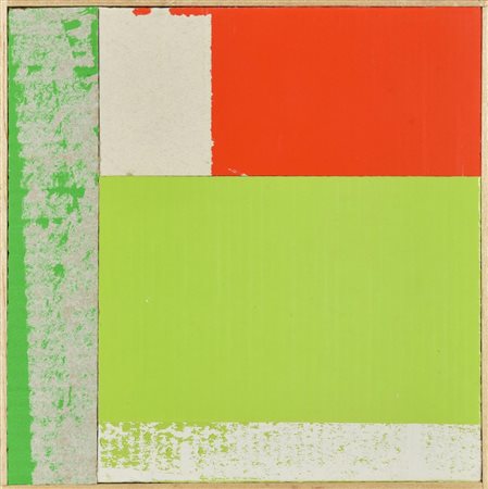 Pedro Zamora (1968) MARZO, 2011 cartoni colorati assemblati, cm 20x20 sul...