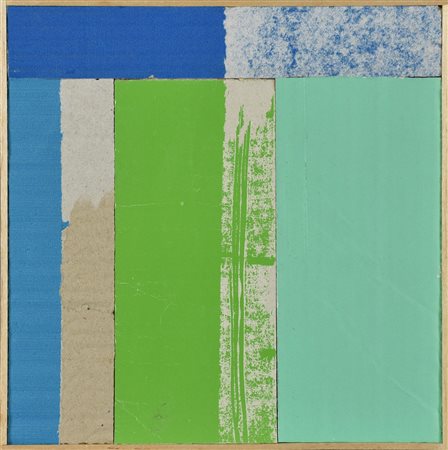 Pedro Zamora (1968) DICIEMBRE, 2011 cartoni colorati assemblati, cm 20x20 sul...