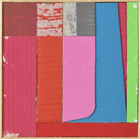 Pedro Zamora (1968) AGOSTO, 2011 cartoni colorati assemblati, cm 20x20 sul...