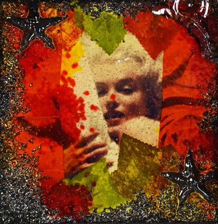 Omar Ronda (1947 - 2017) MARILYN FROZEN, 2014 fotografia e materie plastiche,...