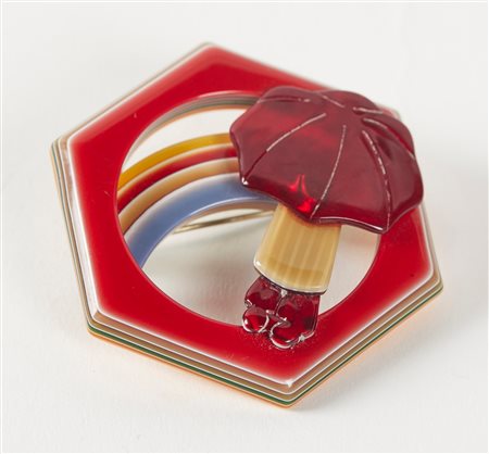 Lea Stein  
Spilla Arcobaleno 
 