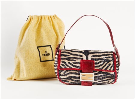 Fendi  
Rara borsa Baguette Zebra 
 