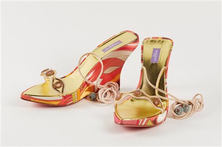 Emilio Pucci  
Sandali gioiello 
 