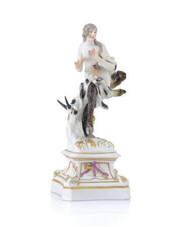 MEISSEN SCULTURA IN PORCELLANA, MEISSEN, 1750 CA., MODELLO DI J.F.EBERLEIN,...