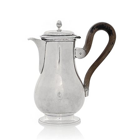 ARGENTI D'EPOCA VERSATOIO IN ARGENTO, TORINO, XVIII SECOLO, piriforme liscia...