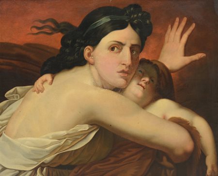 PITTORE DEL XIX SECOLO Frammento dalla strage degli innocenti (copia da...