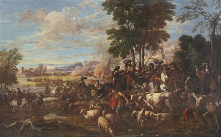 SPOLVERINI ILARIO Parma 13/01/1657 - 04/08/1734(attribuito a)Paesaggio con...