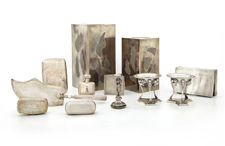 ARGENTI RECENTI LOTTO DI DIVERSI OGGETTI IN ARGENTO, XX SECOLO, composto da...