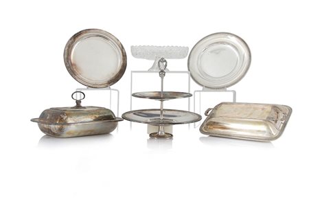 ARGENTI RECENTI LOTTO DI DIVERSI OGGETTI IN ARGENTO, XX SECOLO, composto da...