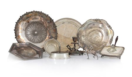 ARGENTI RECENTI LOTTO DI DIVERSI OGGETTI IN ARGENTO, XX SECOLO, composto da...