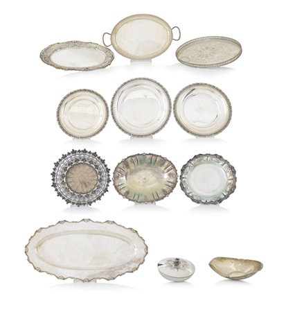 ARGENTI RECENTI LOTTO DI DIVERSI OGGETTI IN ARGENTO, XX SECOLO, composto da...