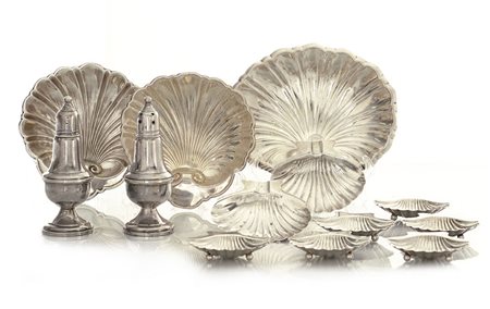 GORHAM LOTTO DI DIVERSI OGGETTI IN ARGENTO, XX SECOLO, composto da una...