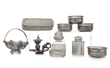 ARGENTI RECENTI LOTTO DI DIVERSI OGGETTI IN ARGENTO, XX SECOLO, composto da...