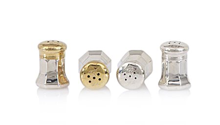 CARTIER QUATTRO SALIERINE IN ARGENTO, CARTIER, XX SECOLO, corpo...