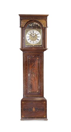 ANONIMO INGLESE XIX SECOLO OROLOGIO A COLONNA, FIRMATO COATS WIGAN, XIX...