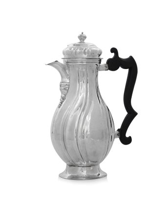 ARGENTI D'EPOCA GRANDE CIOCCOLATIERA IN ARGENTO, GERMANIA, CITTA' DI...