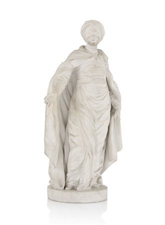 SEVRES FIGURA ORIENTALISTA "KISLAR AGASSI" IN BISCUIT, SEVRES, 1907, DA...