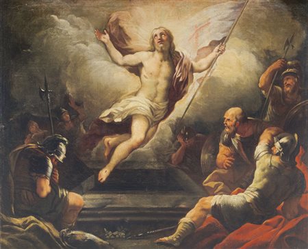 GIORDANO LUCA Napoli 1632 - 1705(attribuito a) TrasfigurazioneOlio su tela,...