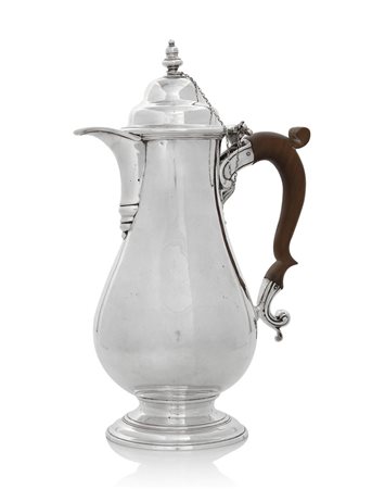 ARGENTI D'EPOCA CIOCCOLATIERA GIORGIO III IN ARGENTO, LONDRA, 1760,...