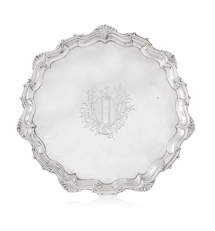 ARGENTI D'EPOCA SALVER GIORGIO III IN ARGENTO, LONDRA, 1767, ARGENTIERE...
